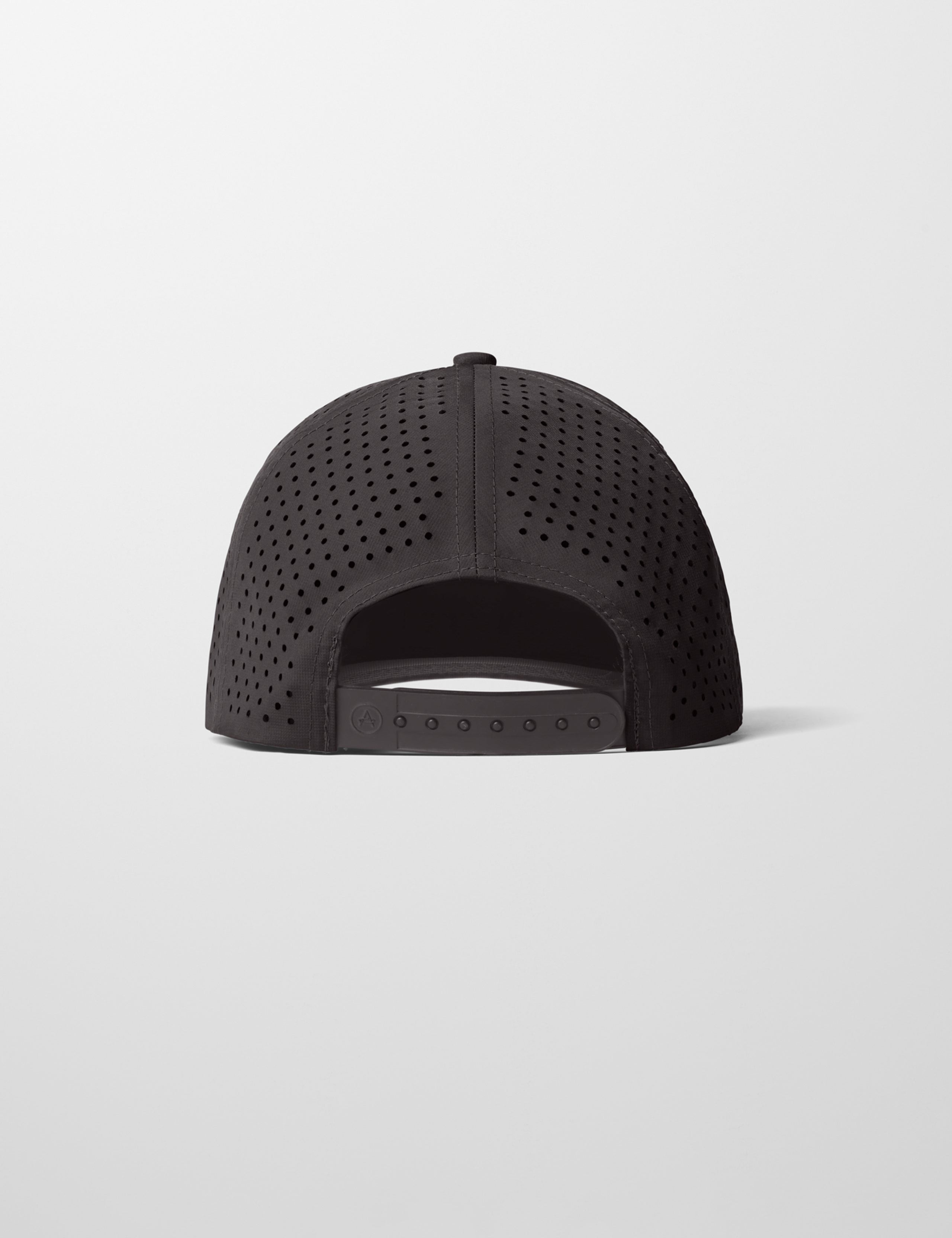 Rear view of Adventure Mesh Hat in Onyx Black from AETHER Apparel.